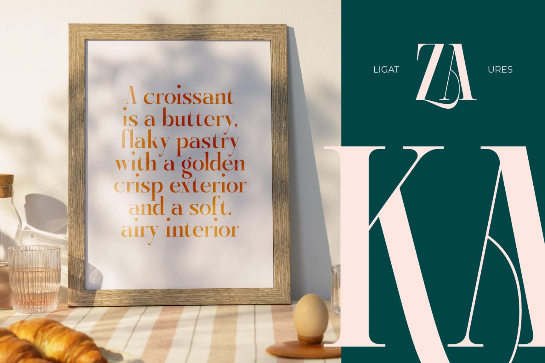 Preview 12 for Kozan - Elegant Serif Typeface Font
