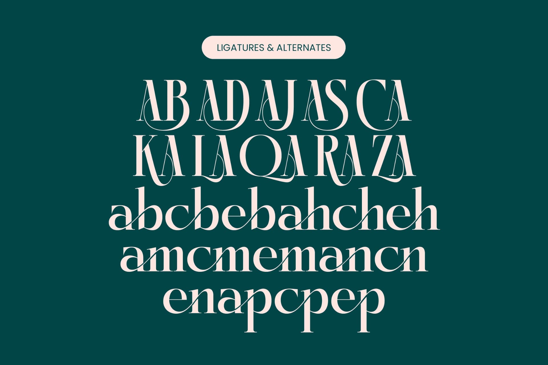 Preview 18 for Kozan - Elegant Serif Typeface Font