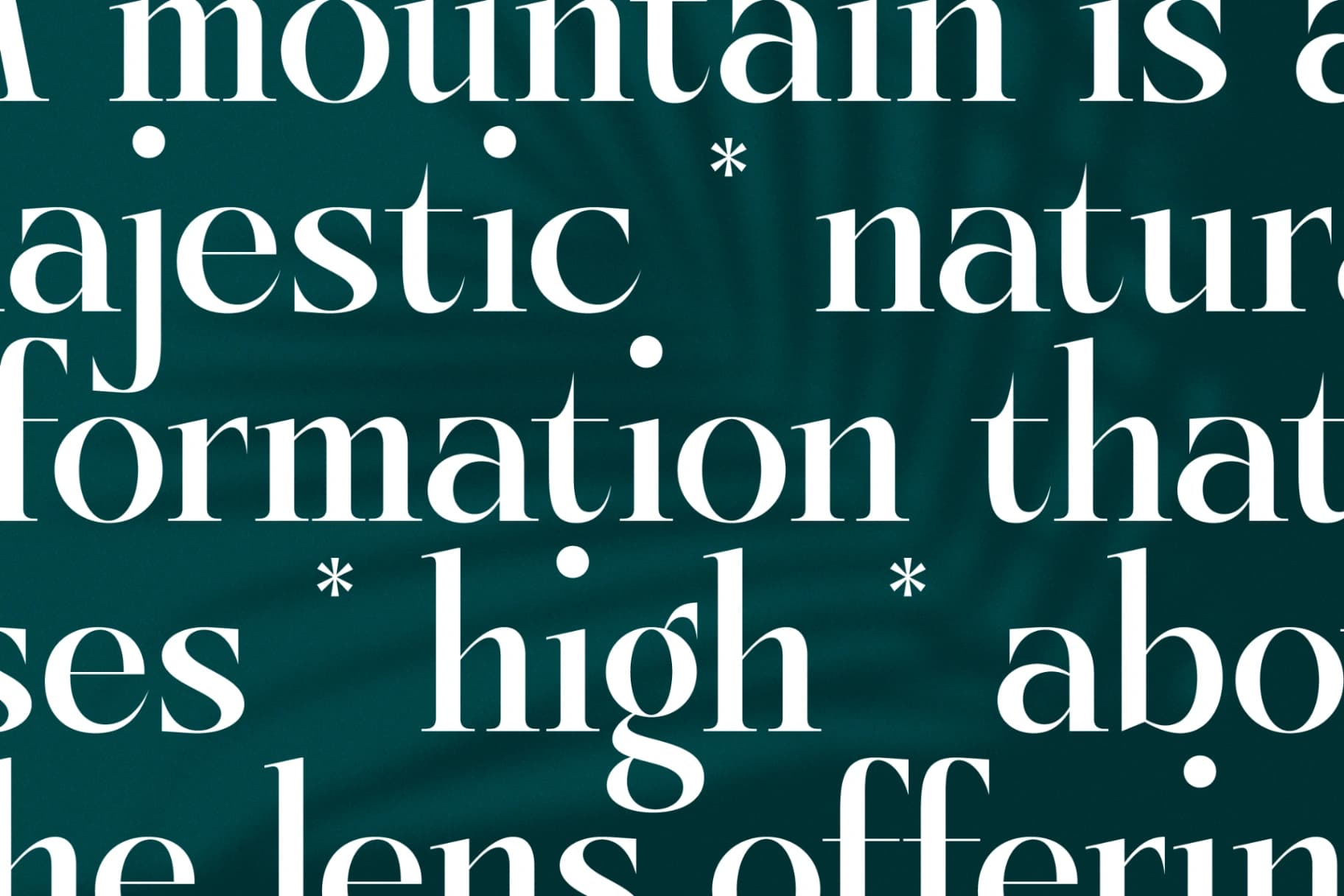 Preview 5 for Kozan - Elegant Serif Typeface Font