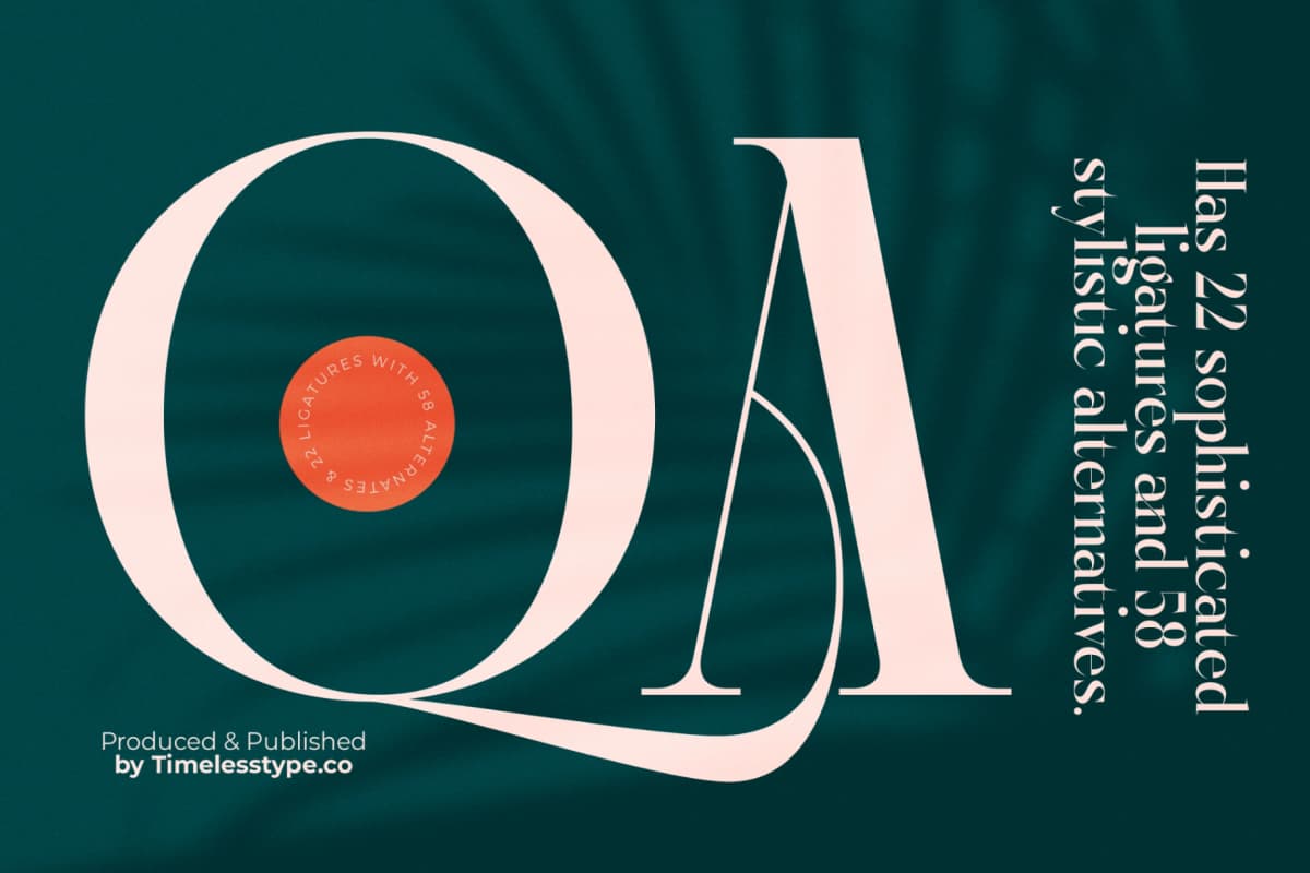 Kozan - Elegant Serif Typeface Font font preview 10