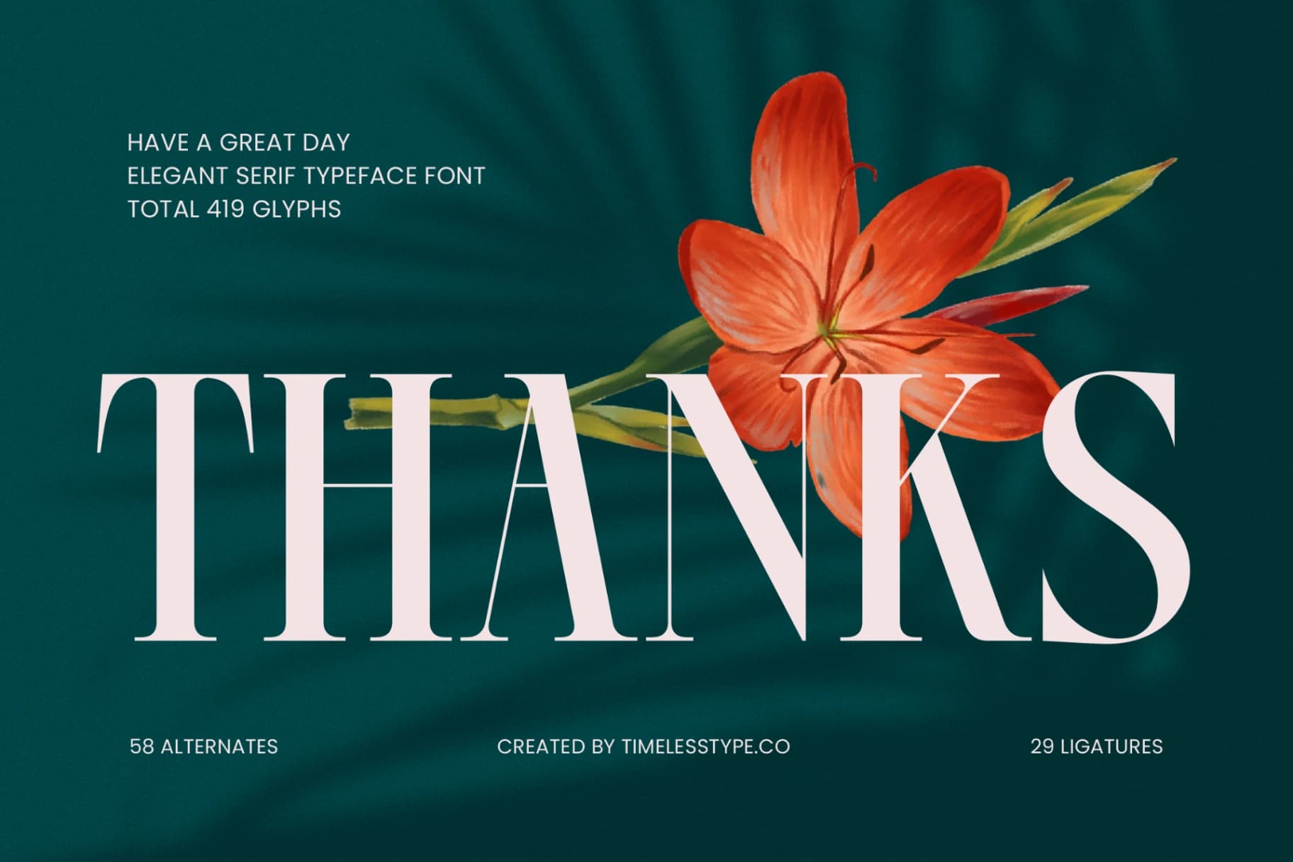 Preview 20 for Kozan - Elegant Serif Typeface Font
