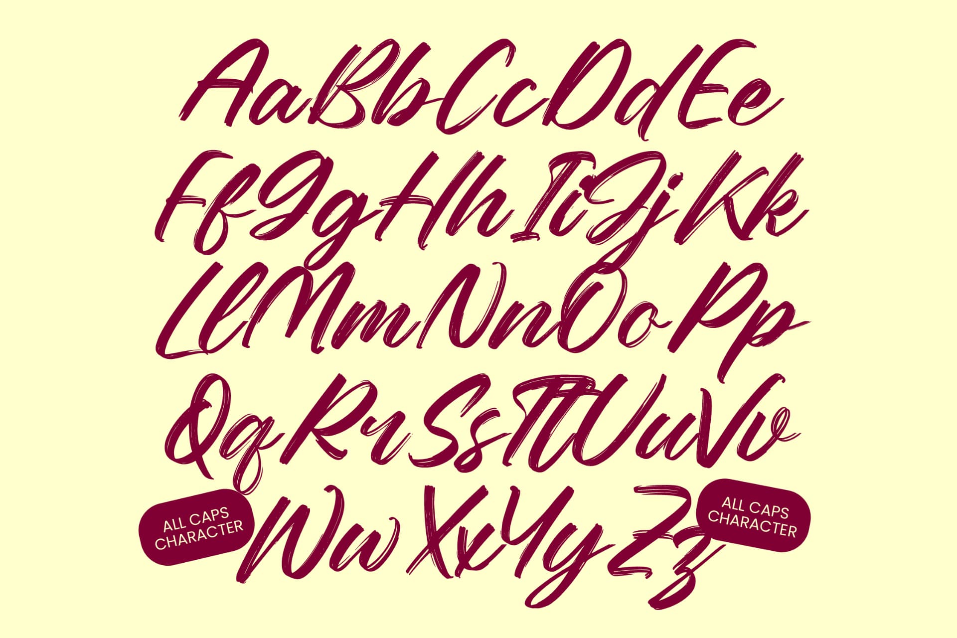 Preview 14 for Nesthan Brother - Modern Brush Font