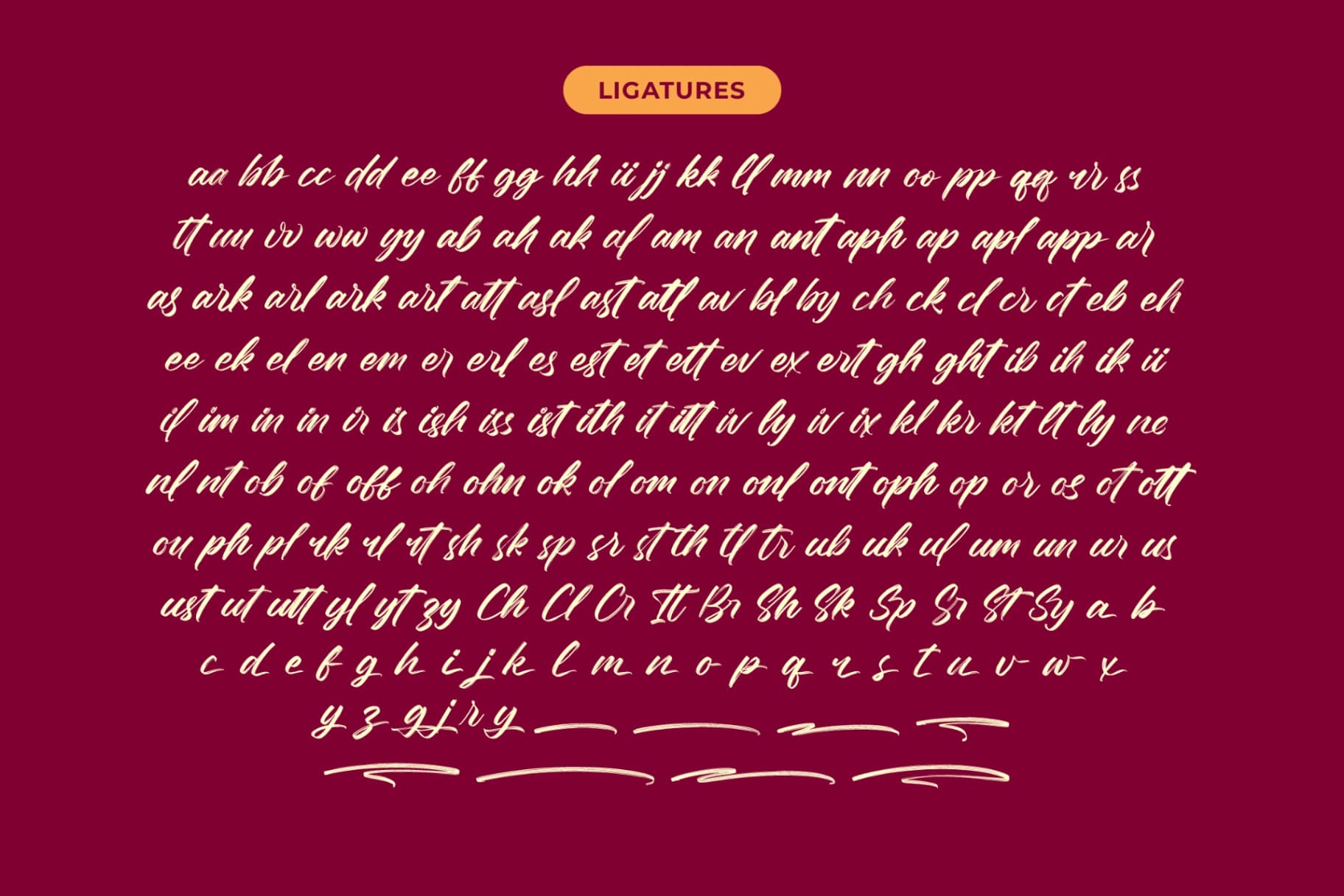 Preview 19 for Nesthan Brother - Modern Brush Font