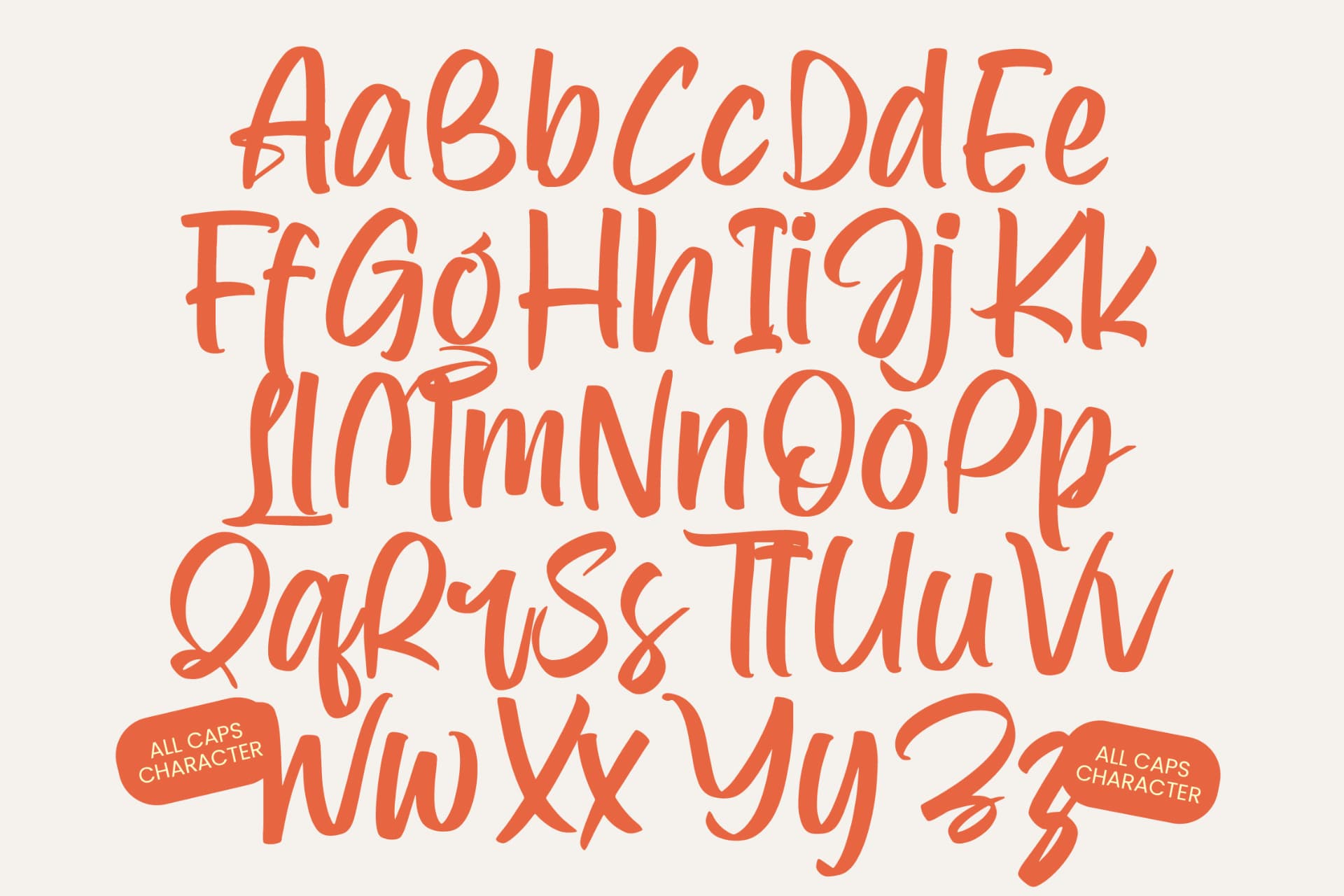 Preview 14 for Kaplery Sparkle - Bold Handwritten Font