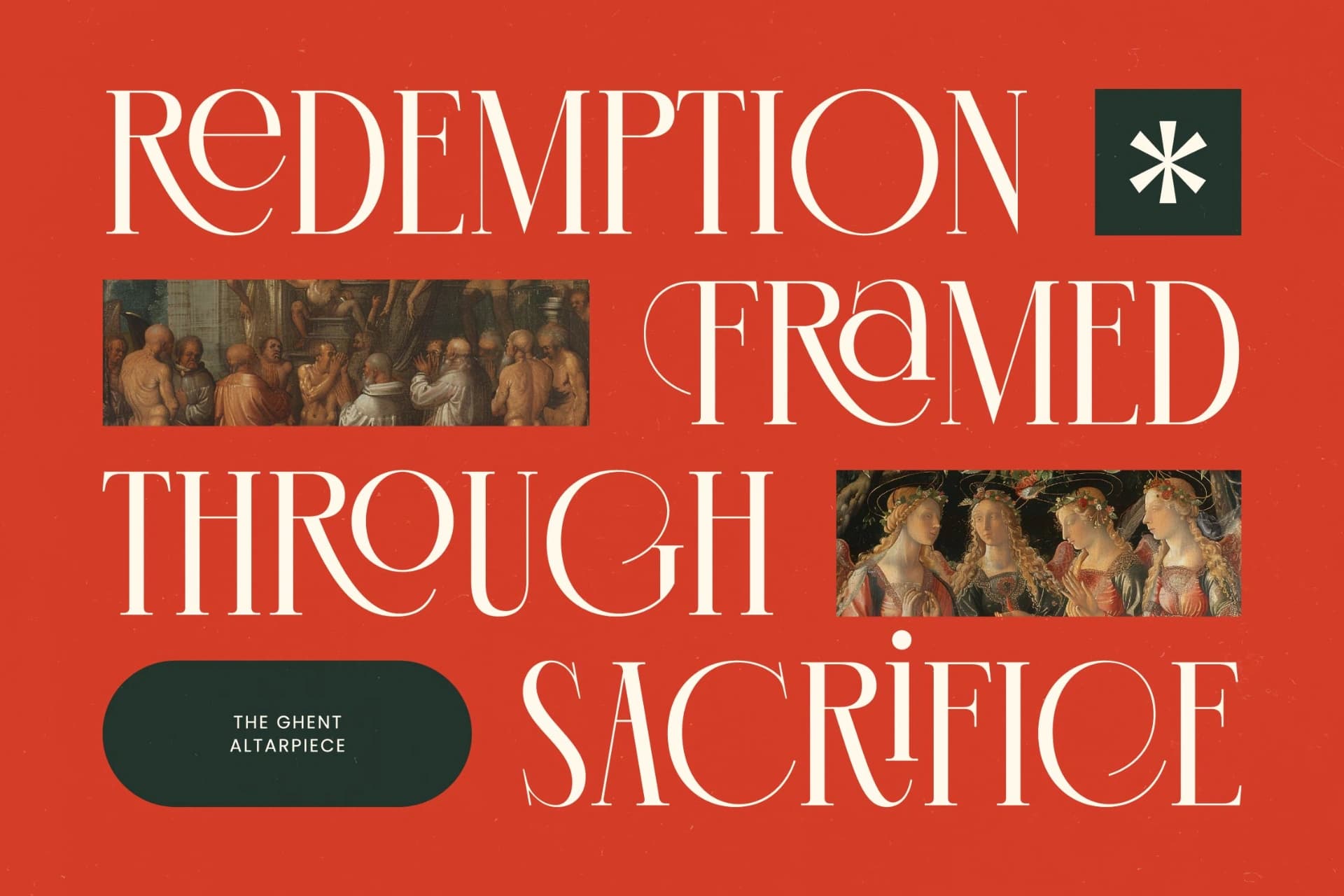 Preview 3 for Chazero - Modern Alternate Serif Font