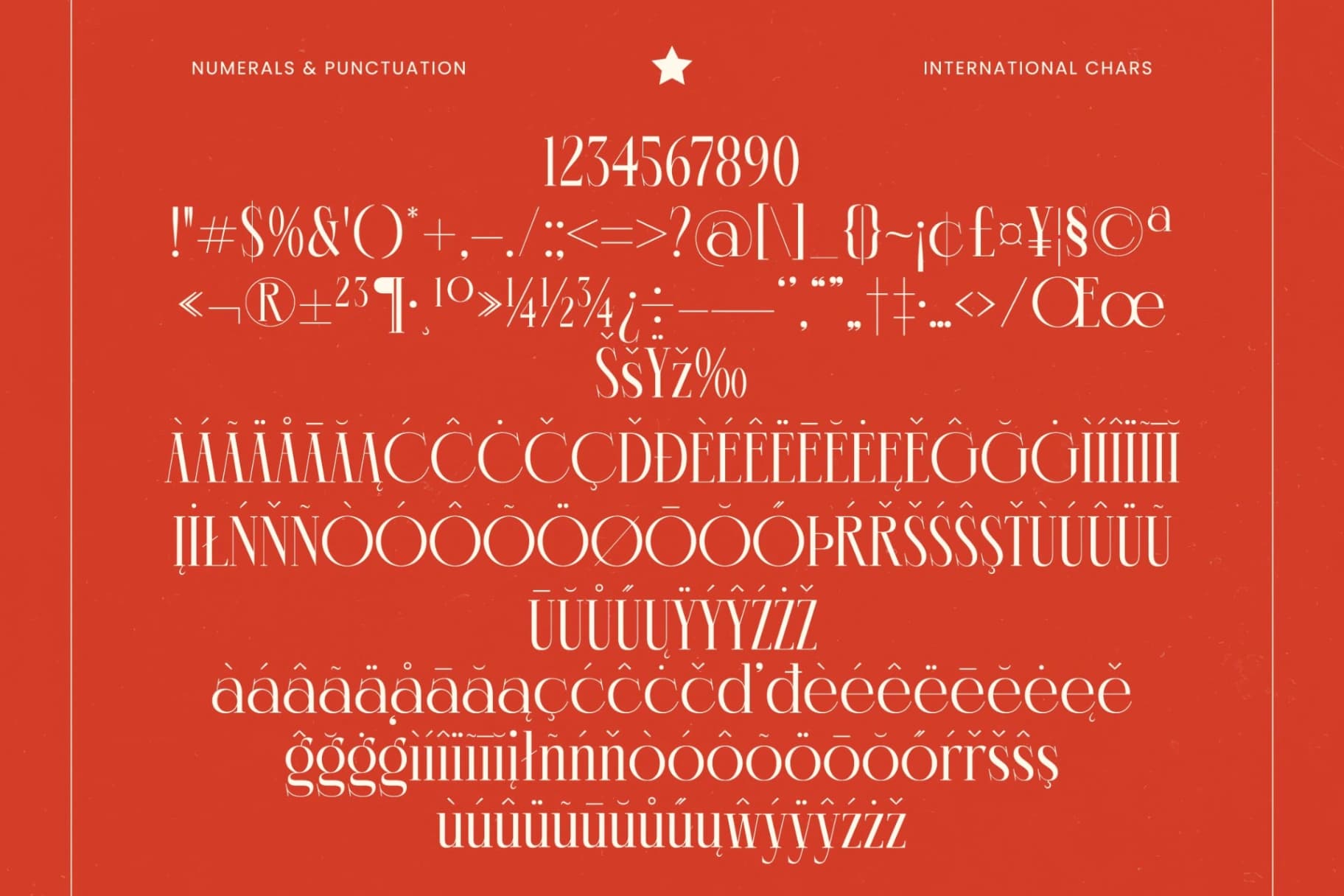Preview 18 for Chazero - Modern Alternate Serif Font