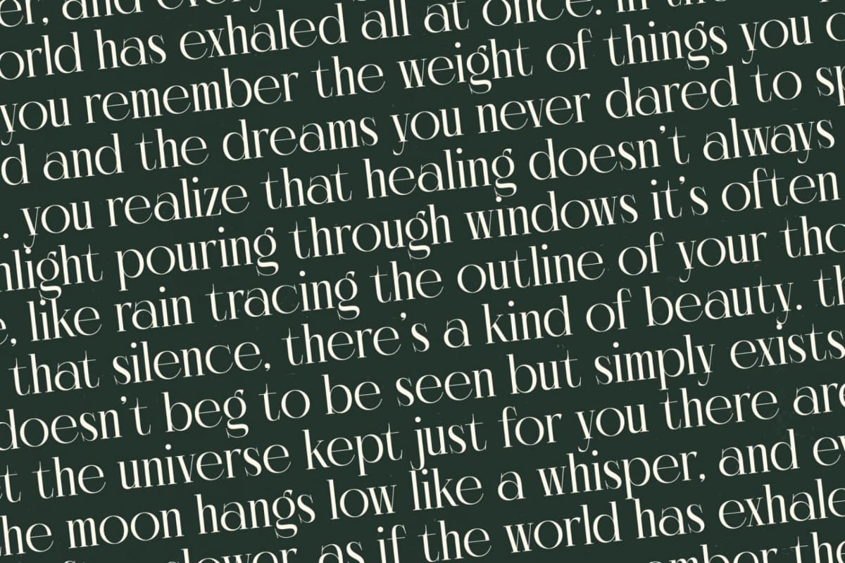 Chazero - Modern Alternate Serif Font font preview 12