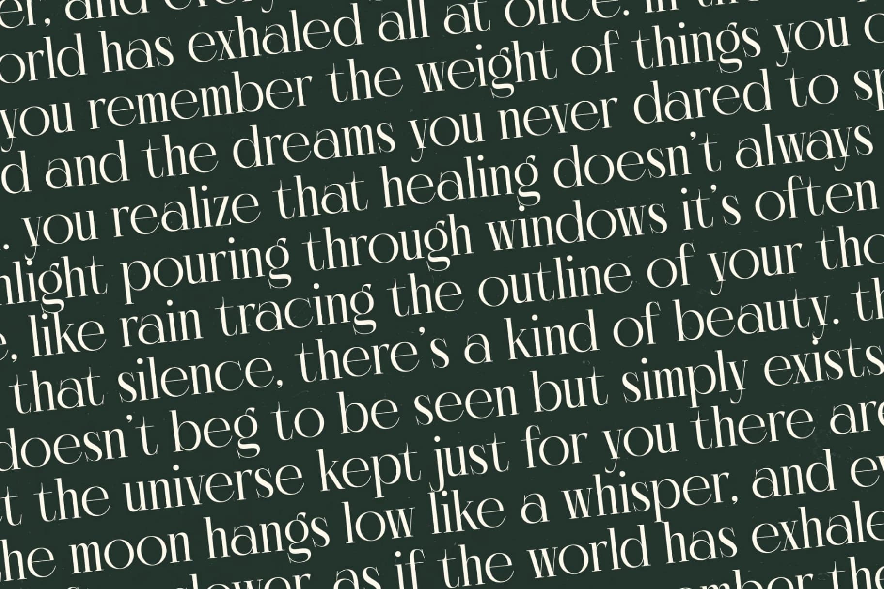 Preview 12 for Chazero - Modern Alternate Serif Font