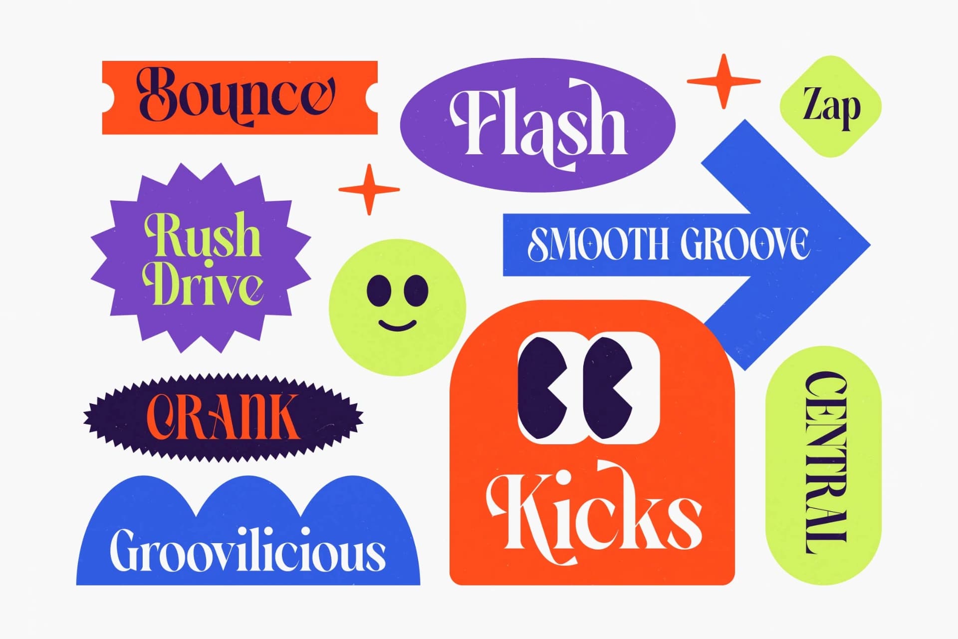 Preview 4 for Blinky Kalmie - Modern Alternate Serif
