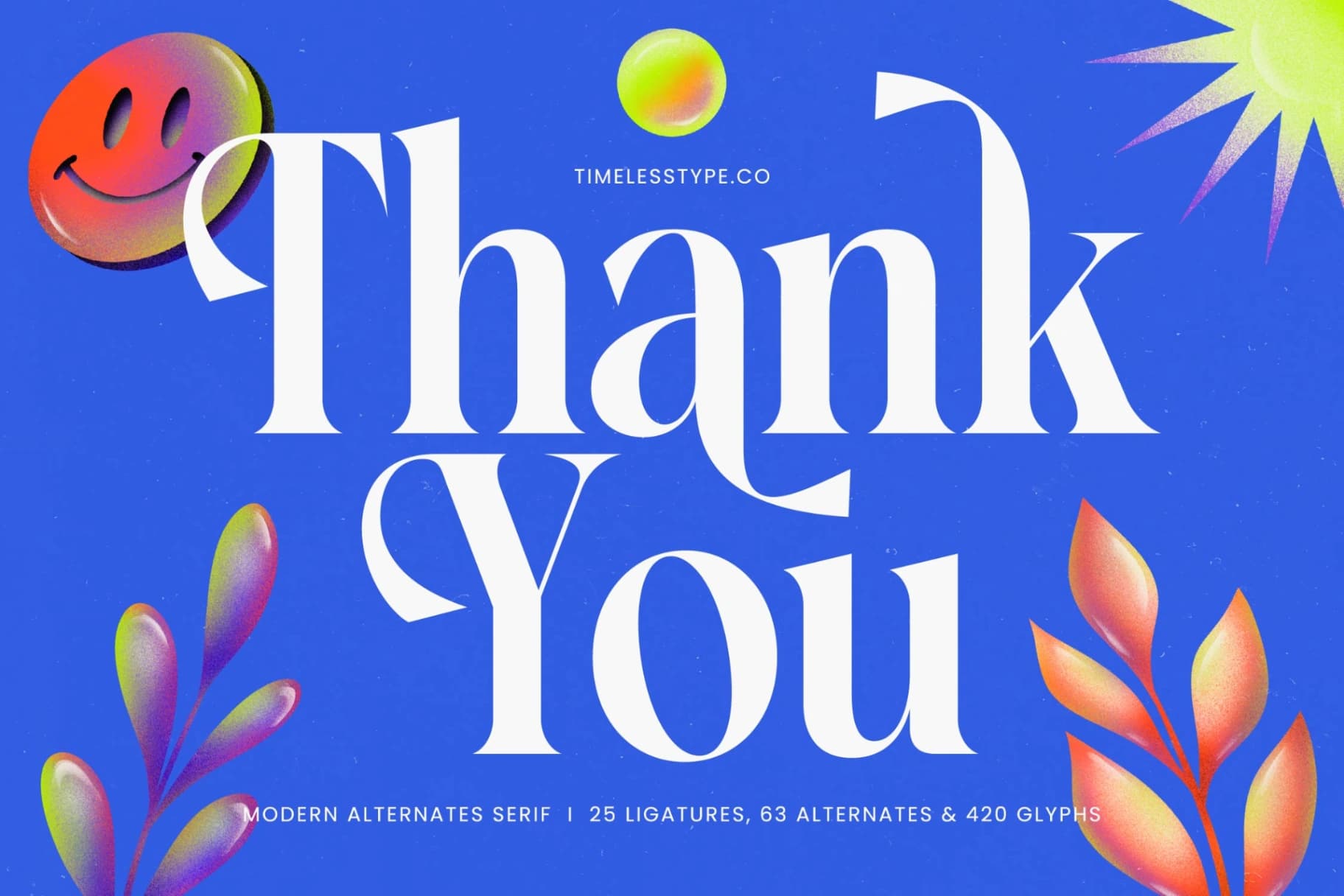 Preview 20 for Blinky Kalmie - Modern Alternate Serif