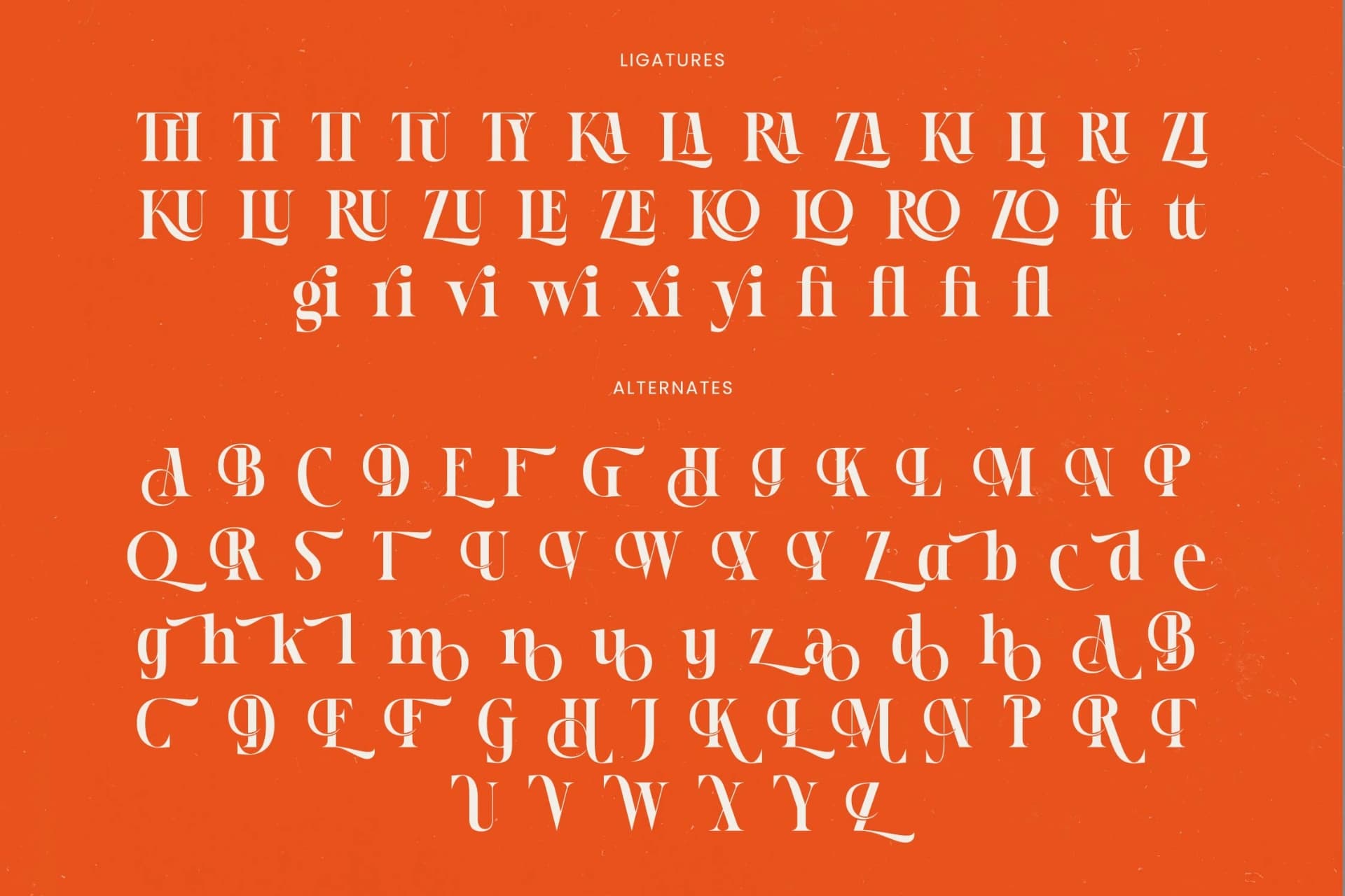 Preview 19 for Female Halzita - Modern Alternate Serif
