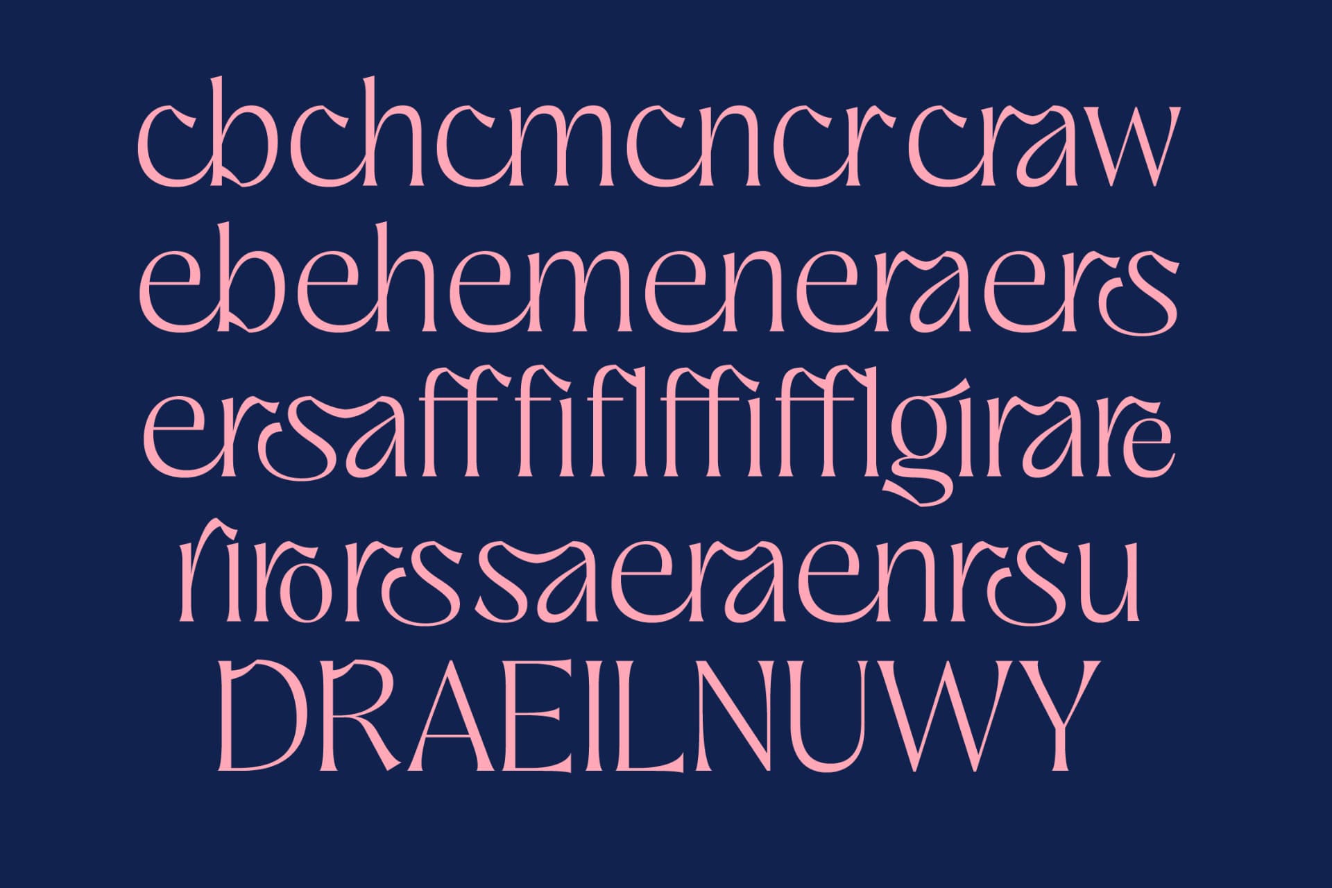 Preview 13 for Voyers Magicra - Elegant Serif Font