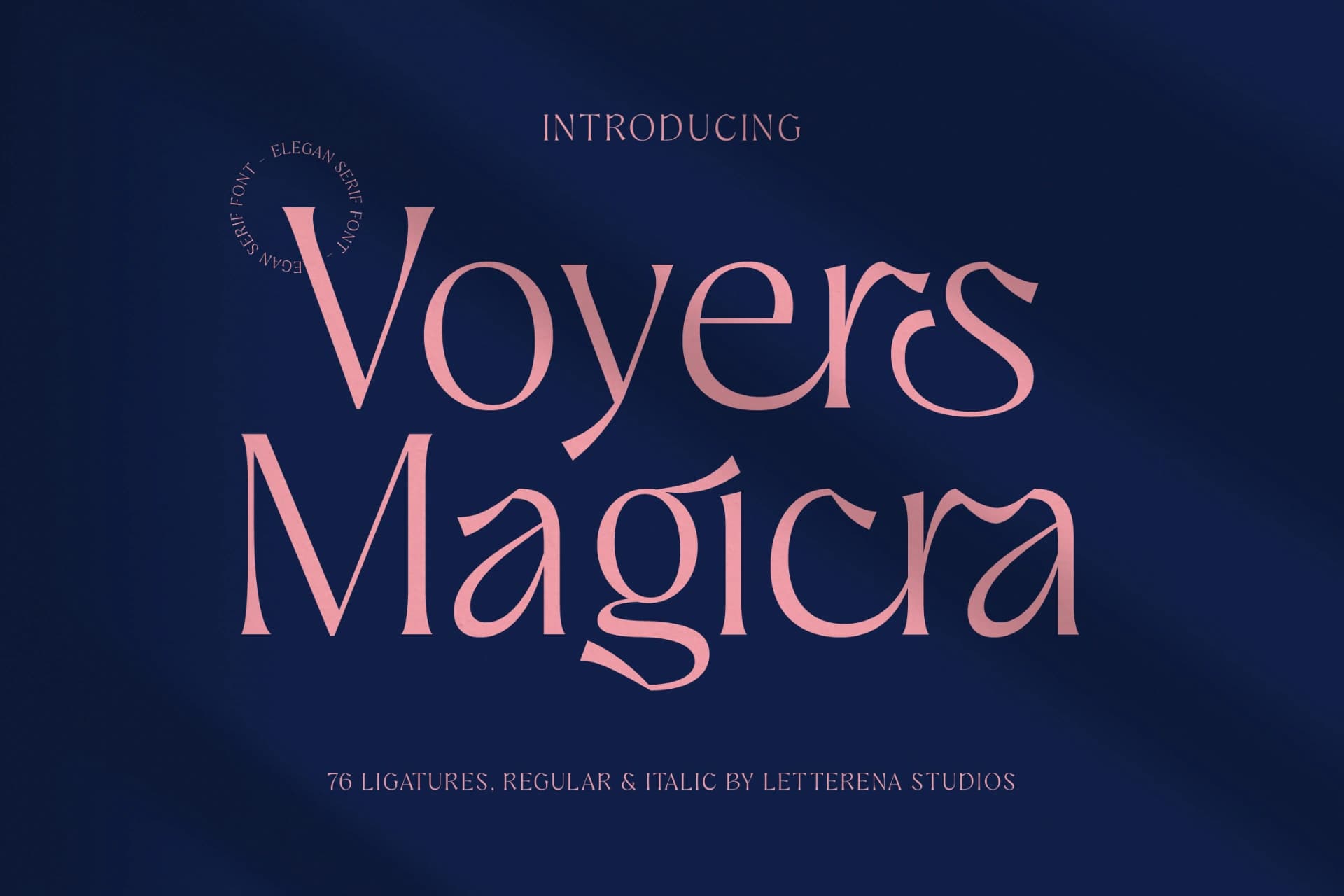 Preview of Voyers Magicra - Elegant Serif Font font