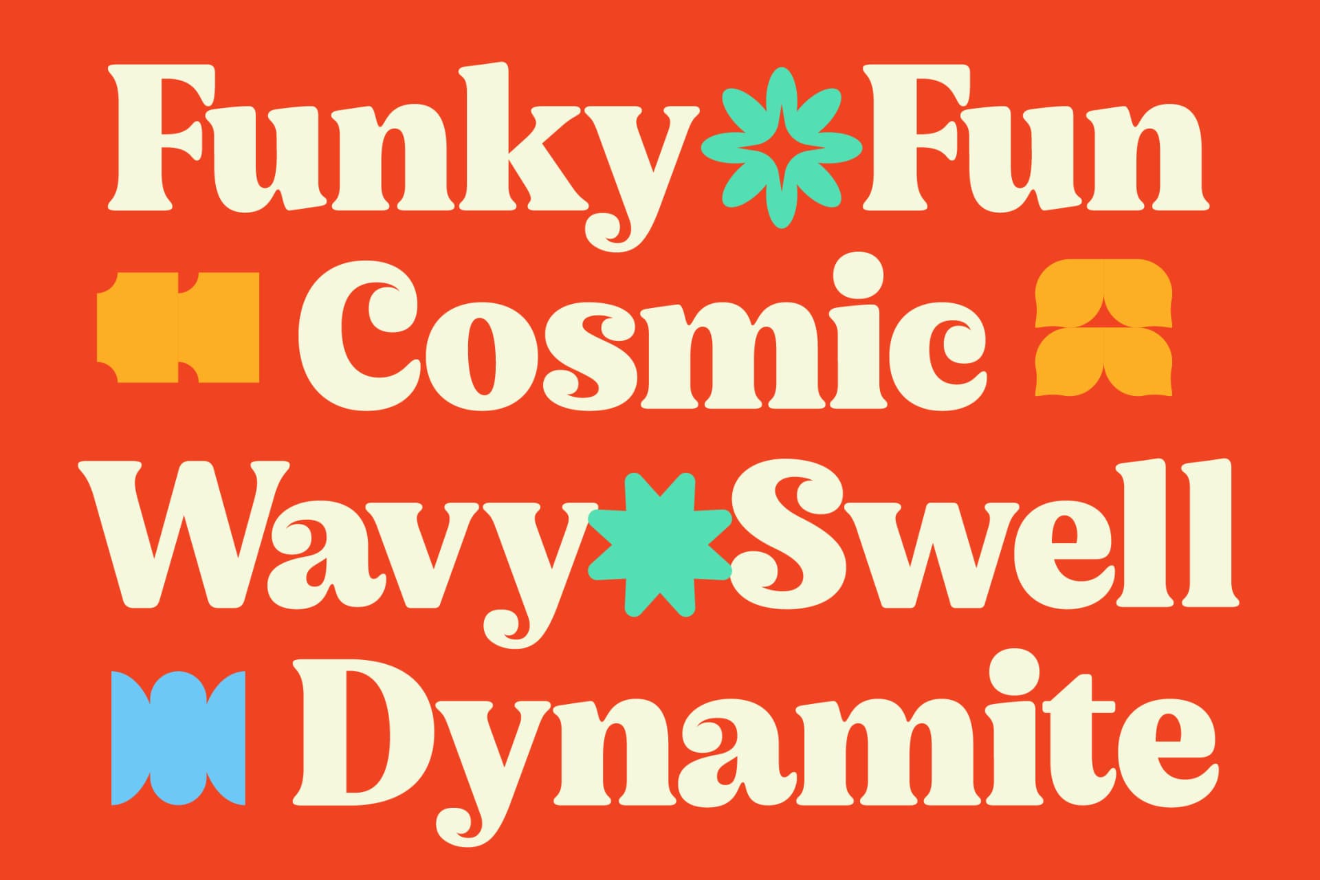Preview 4 for Noira Bilamo - Groovy Serif Display
