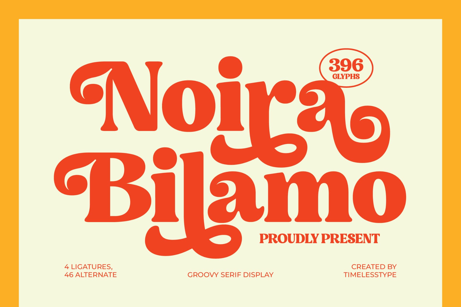 Preview 1 for Noira Bilamo - Groovy Serif Display