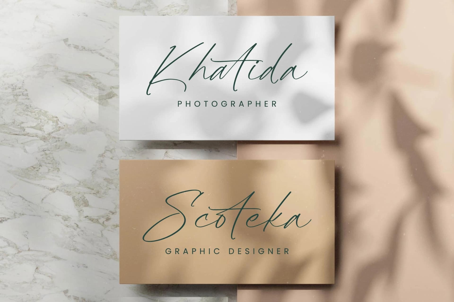 Preview 6 for Dignity Justice – Modern Script Font