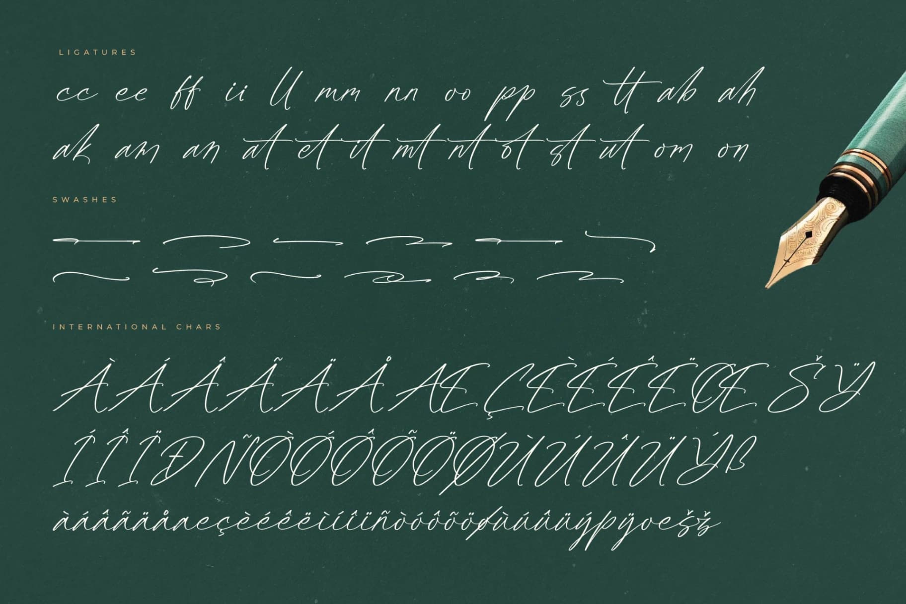 Preview 14 for Dignity Justice – Modern Script Font