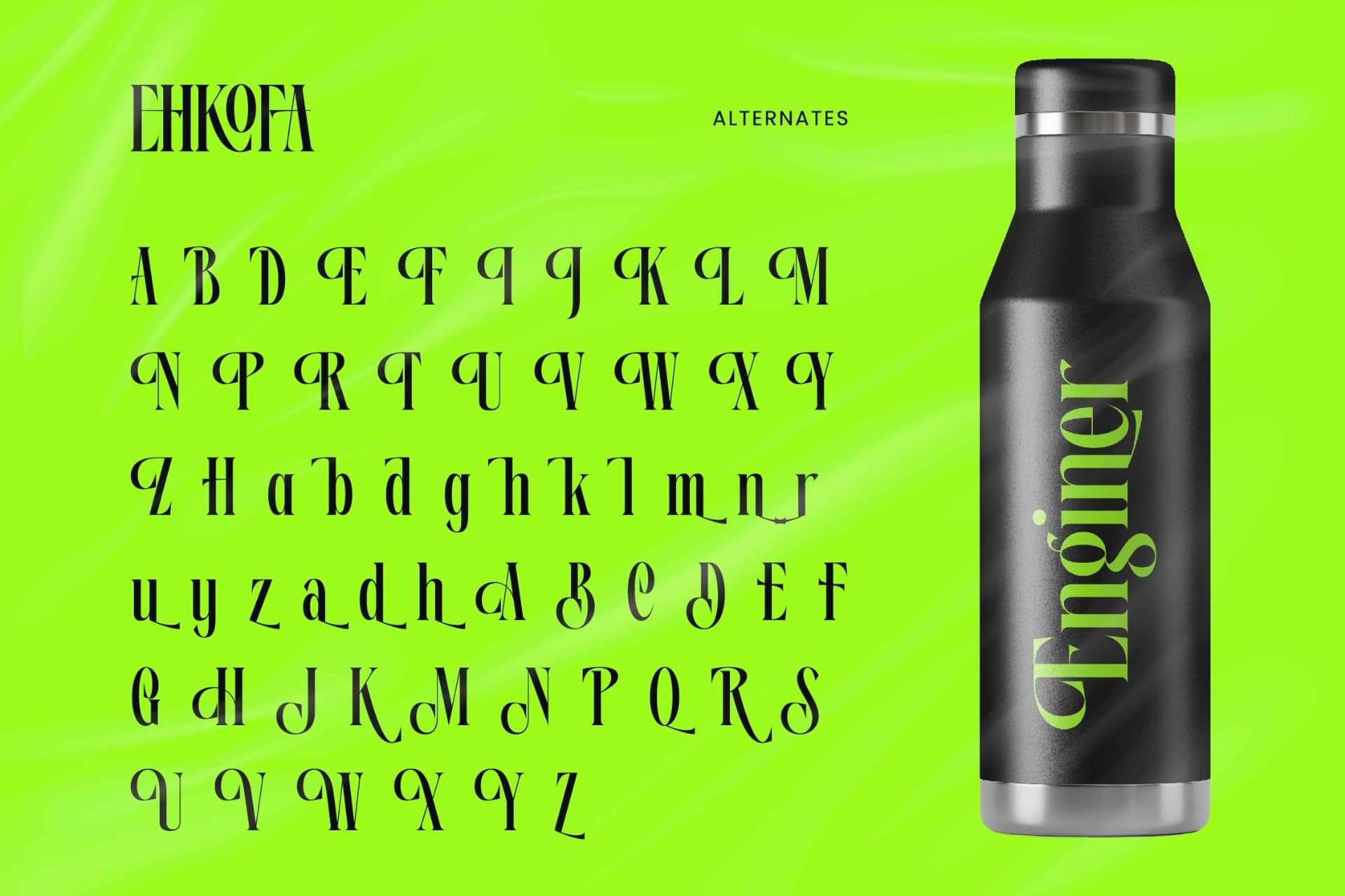 Preview 7 for Ehkofa - Modern Serif Font