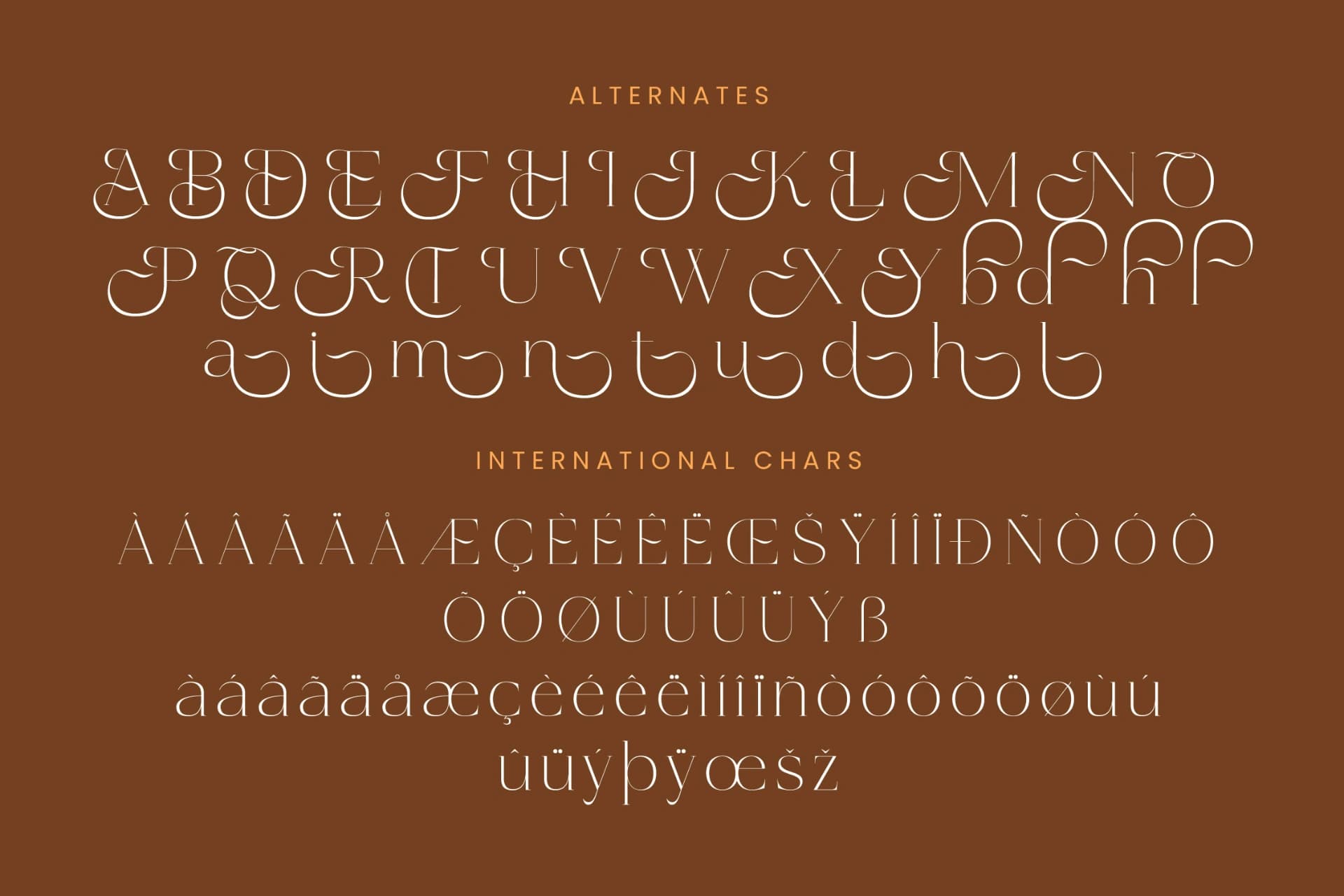 Preview 14 for Amethys Mistralit – Modern Display Serif