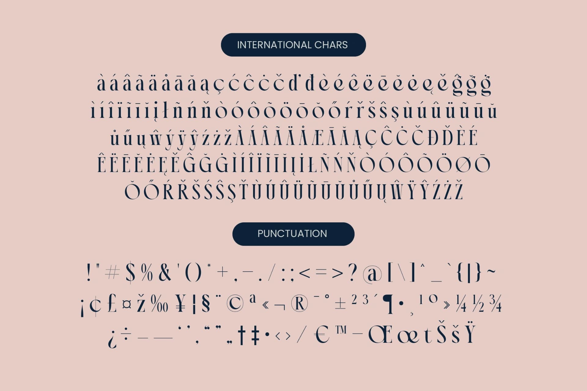 Preview 19 for Chonza Bularoi - Modern Serif Font