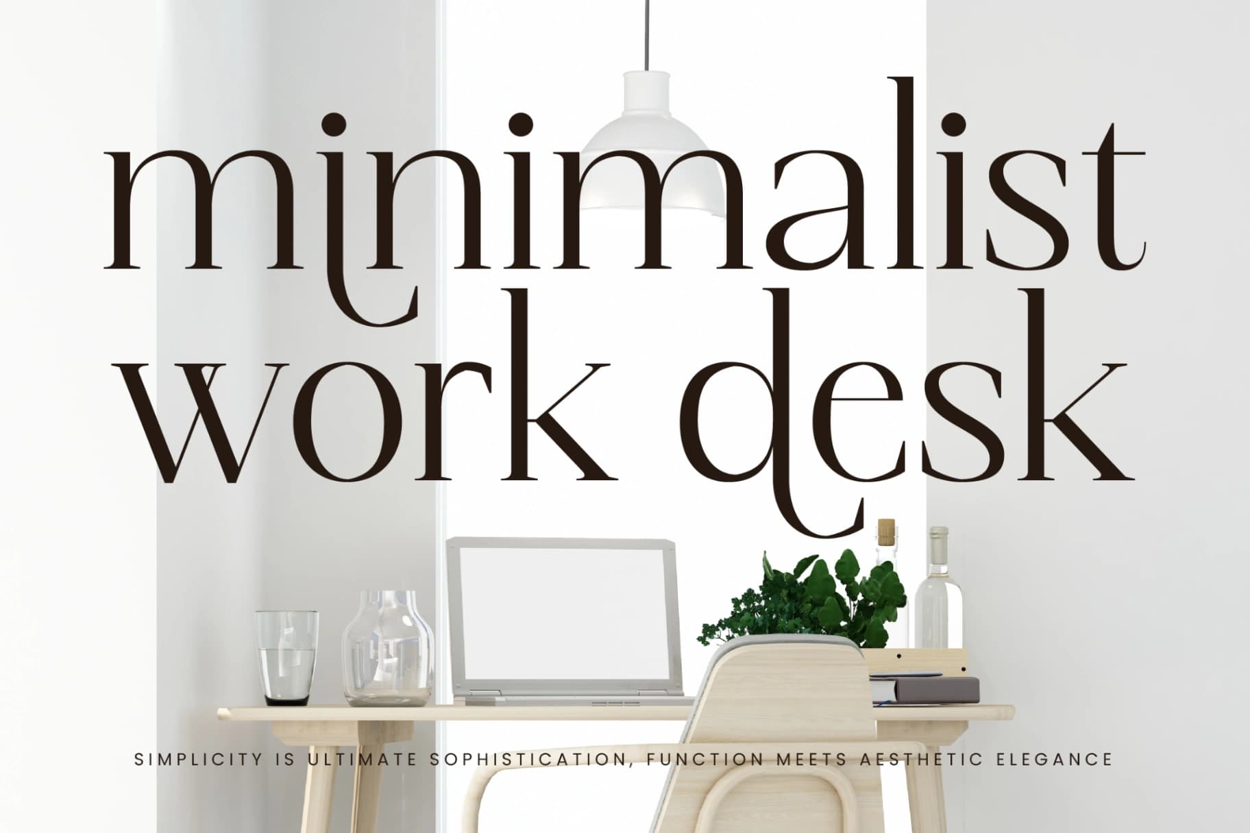 Preview 2 for Magnetic Azuhster – Minimalist Serif Font