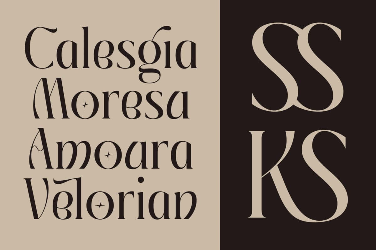Giftagi - Elegant Modern Serif Font font preview 6
