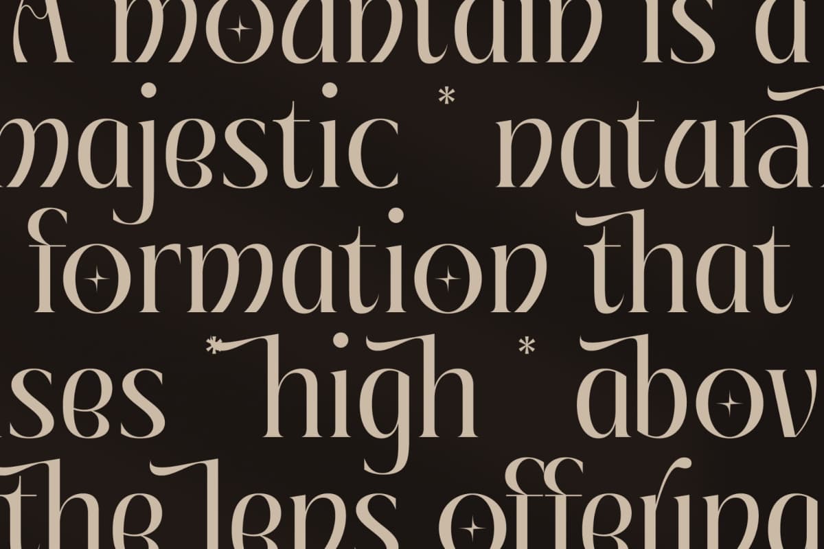Giftagi - Elegant Modern Serif Font font preview 15