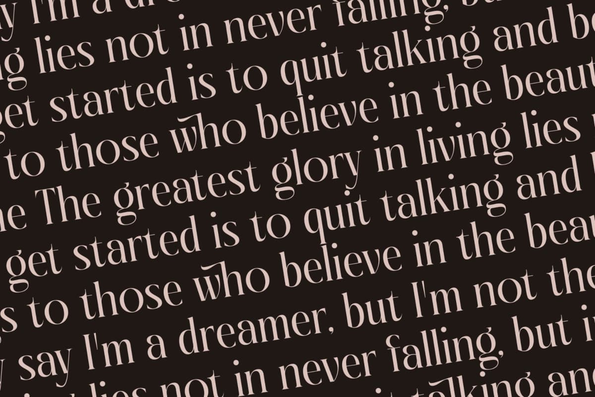 Giftagi - Elegant Modern Serif Font font preview 17