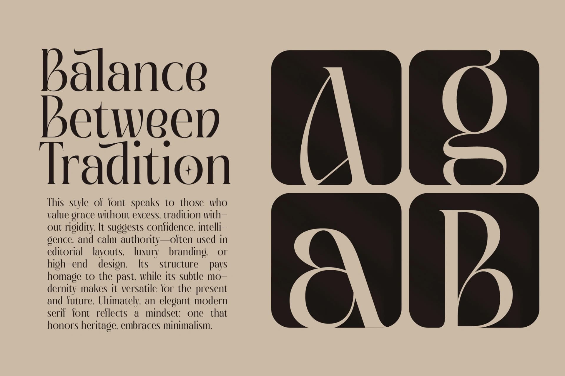 Preview 8 for Giftagi - Elegant Modern Serif Font