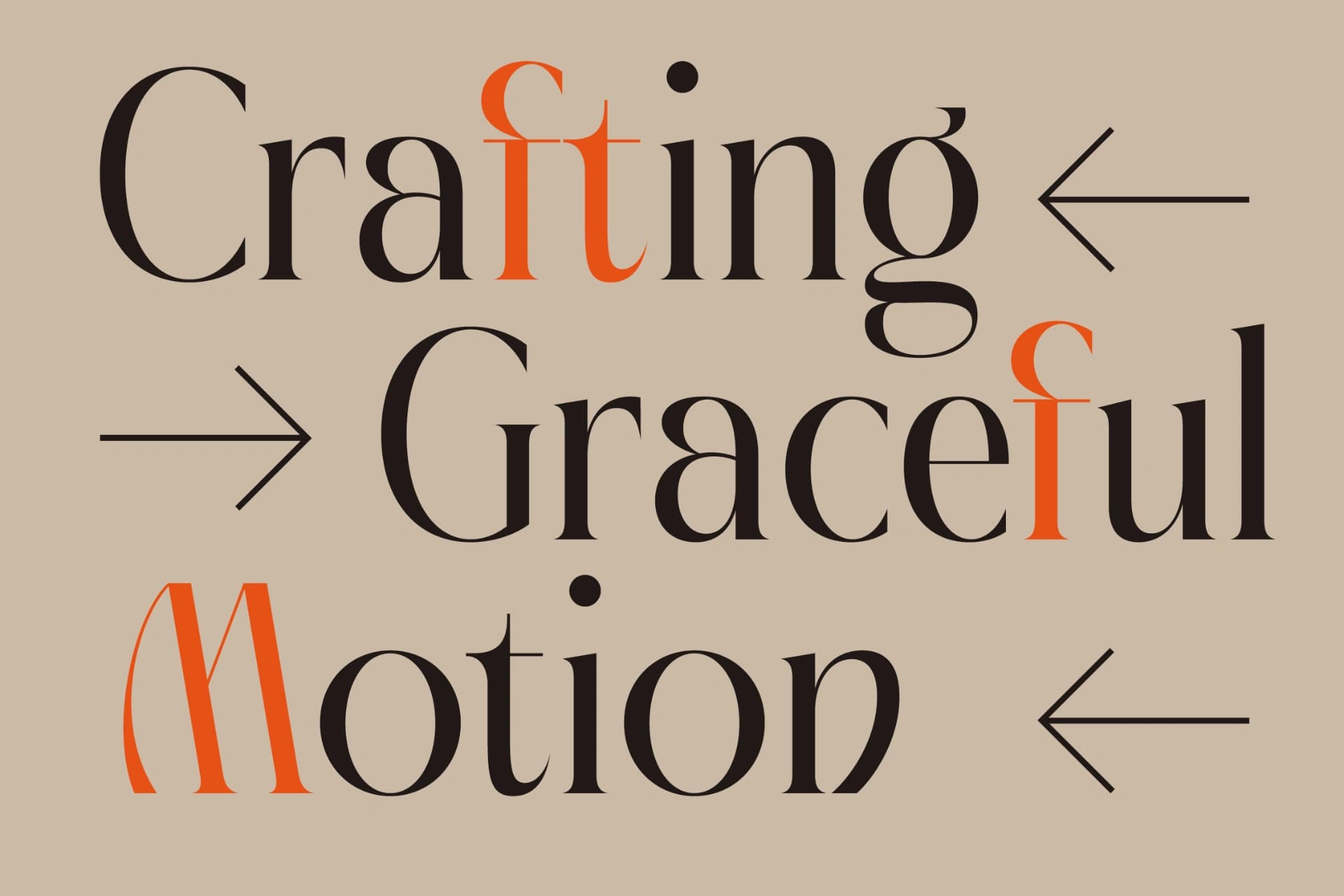 Preview 12 for Giftagi - Elegant Modern Serif Font
