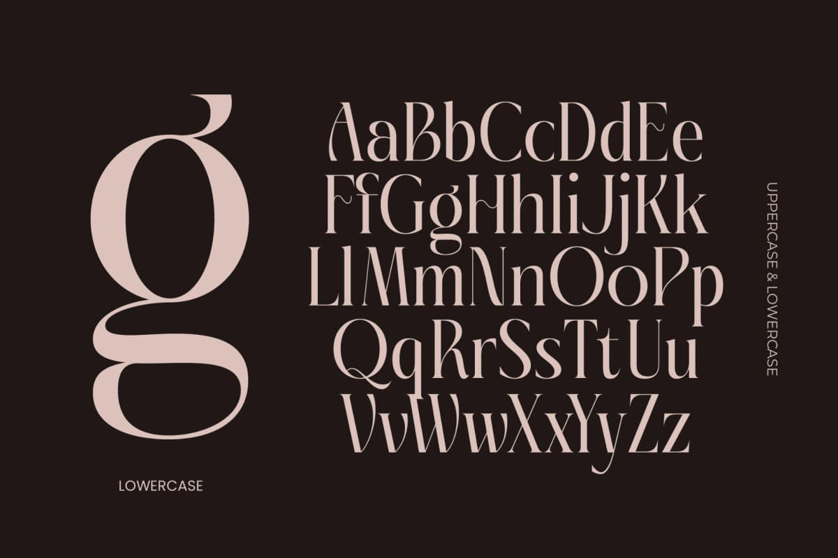 Giftagi - Elegant Modern Serif Font font preview 13
