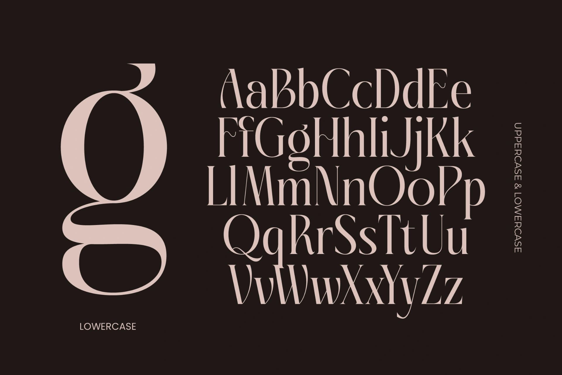Preview 13 for Giftagi - Elegant Modern Serif Font