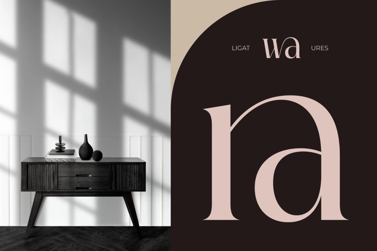 Giftagi - Elegant Modern Serif Font font preview 10