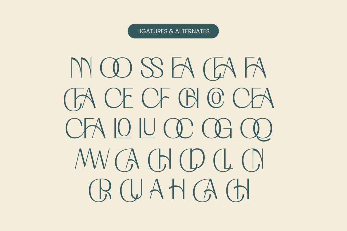 Costare Slorun - Elegant Sans Serif Font font preview 18