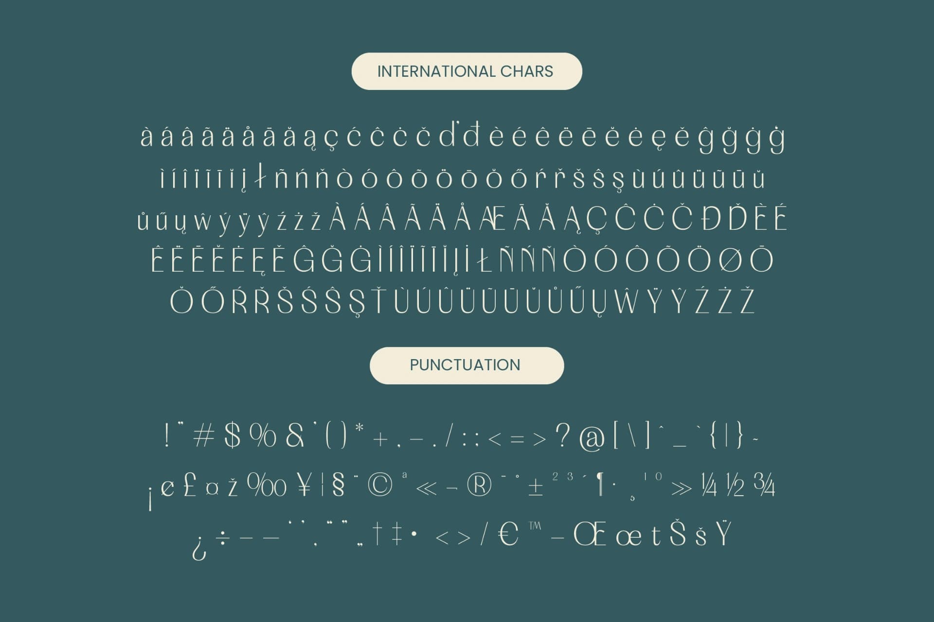 Preview 19 for Costare Slorun - Elegant Sans Serif Font