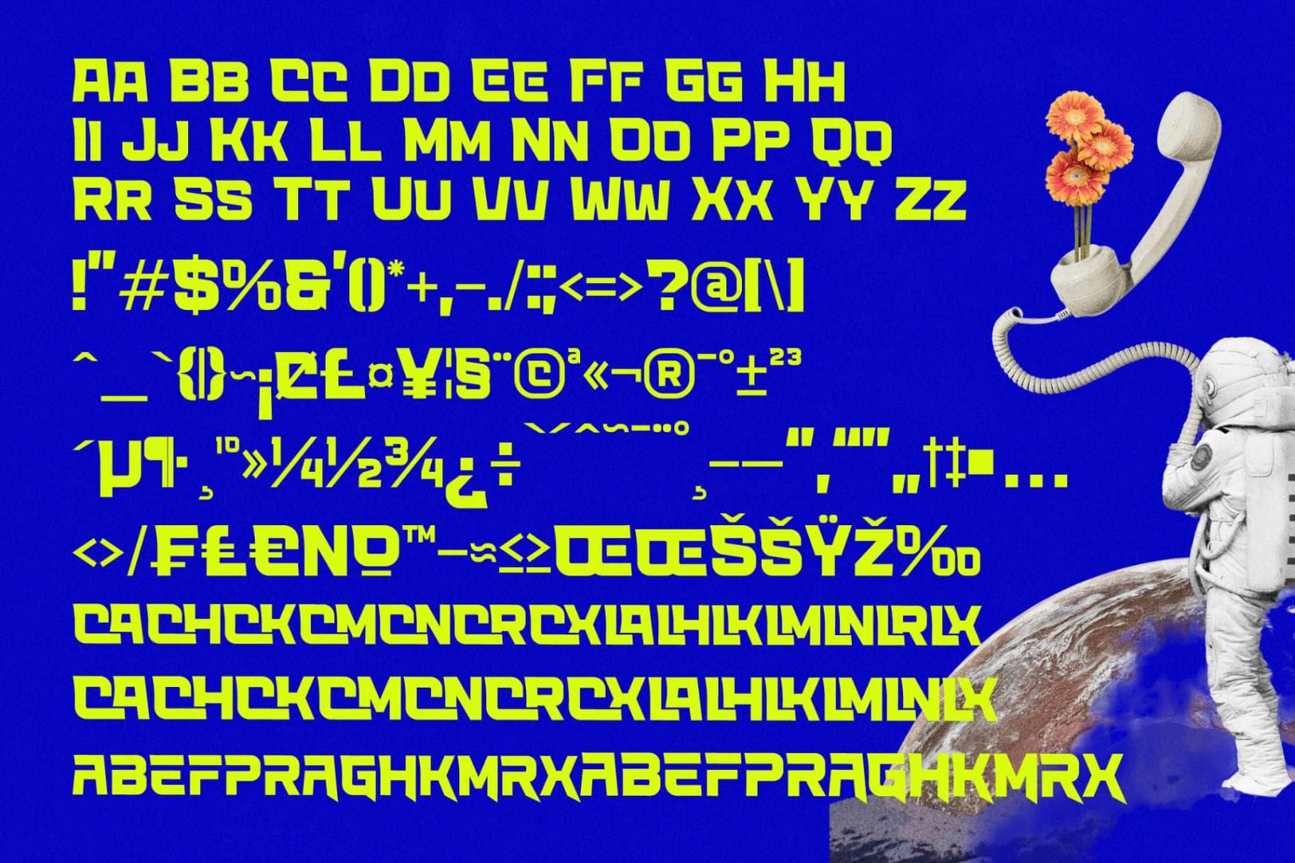 Preview 19 for Planet Nebula - Futuristic Display Sans Serif