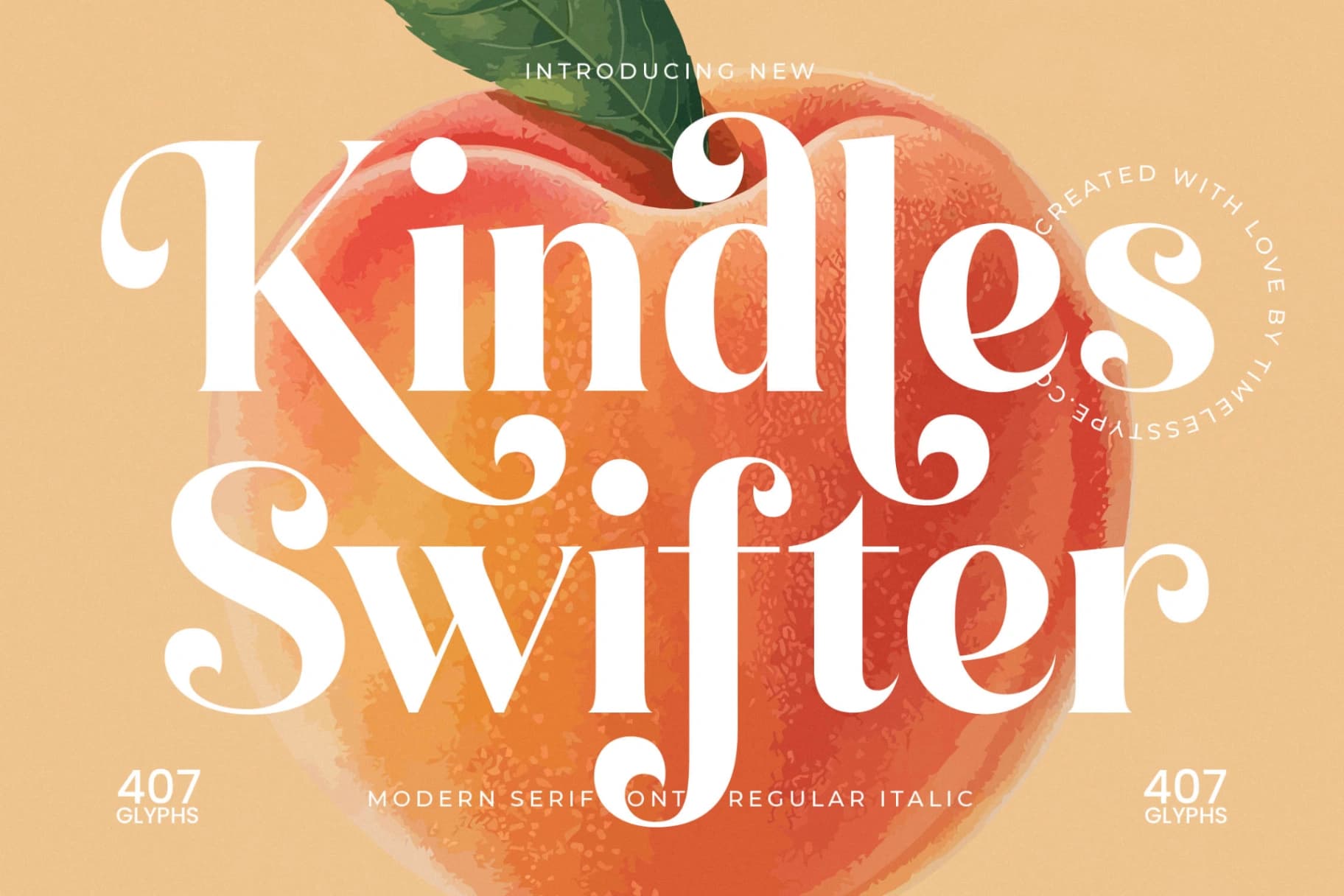 Preview 1 for Kindles Swifter - Modern Serif Font