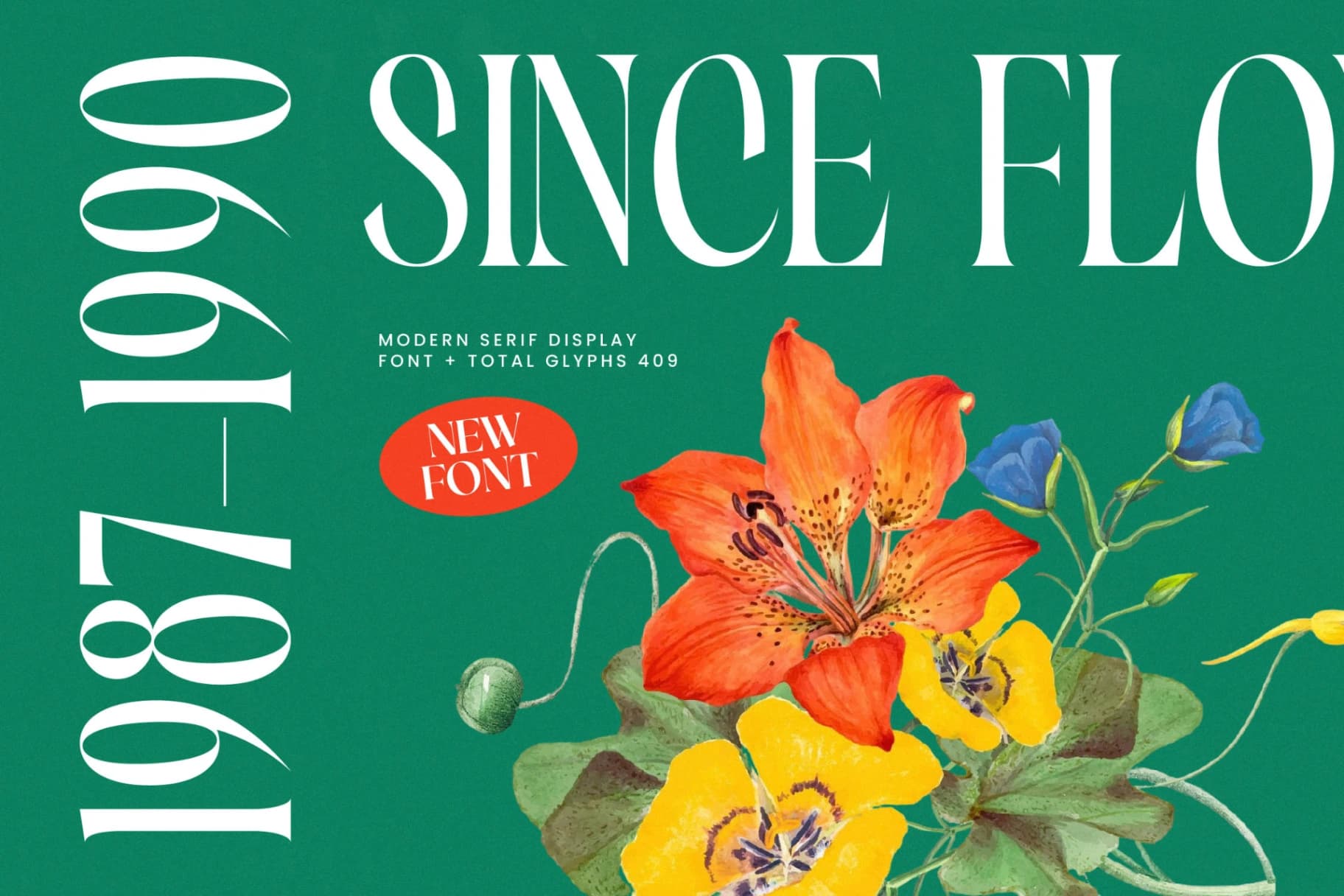Preview 3 for Silent Gingers - Modern Serif Display