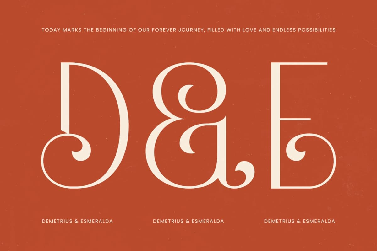 Hustle Batik - Serif Alternate Display font preview 13