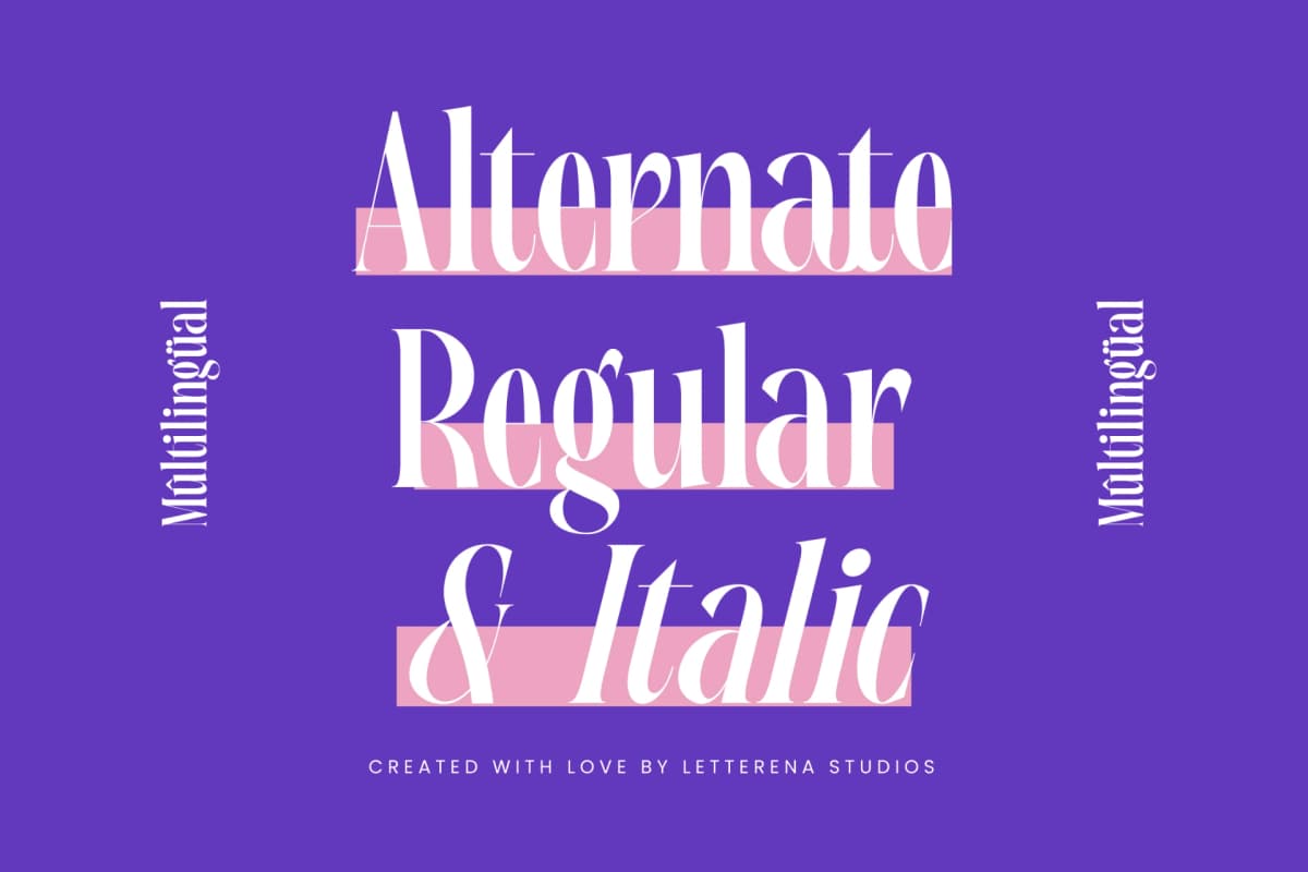 Magrefin - Modern Display Font font preview 12