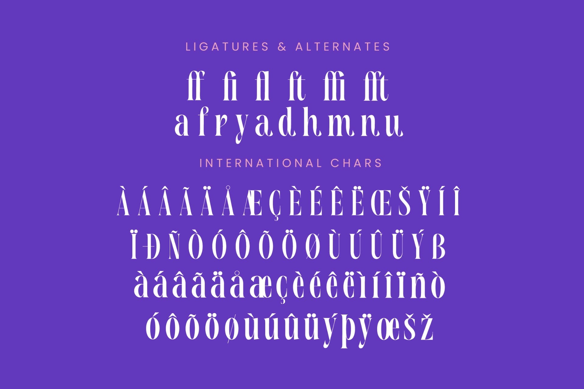 Preview 14 for Magrefin - Modern Display Font