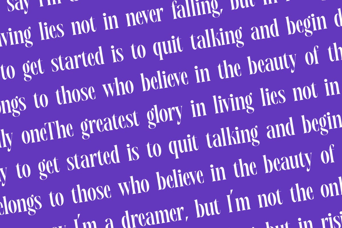 Magrefin - Modern Display Font font preview 10