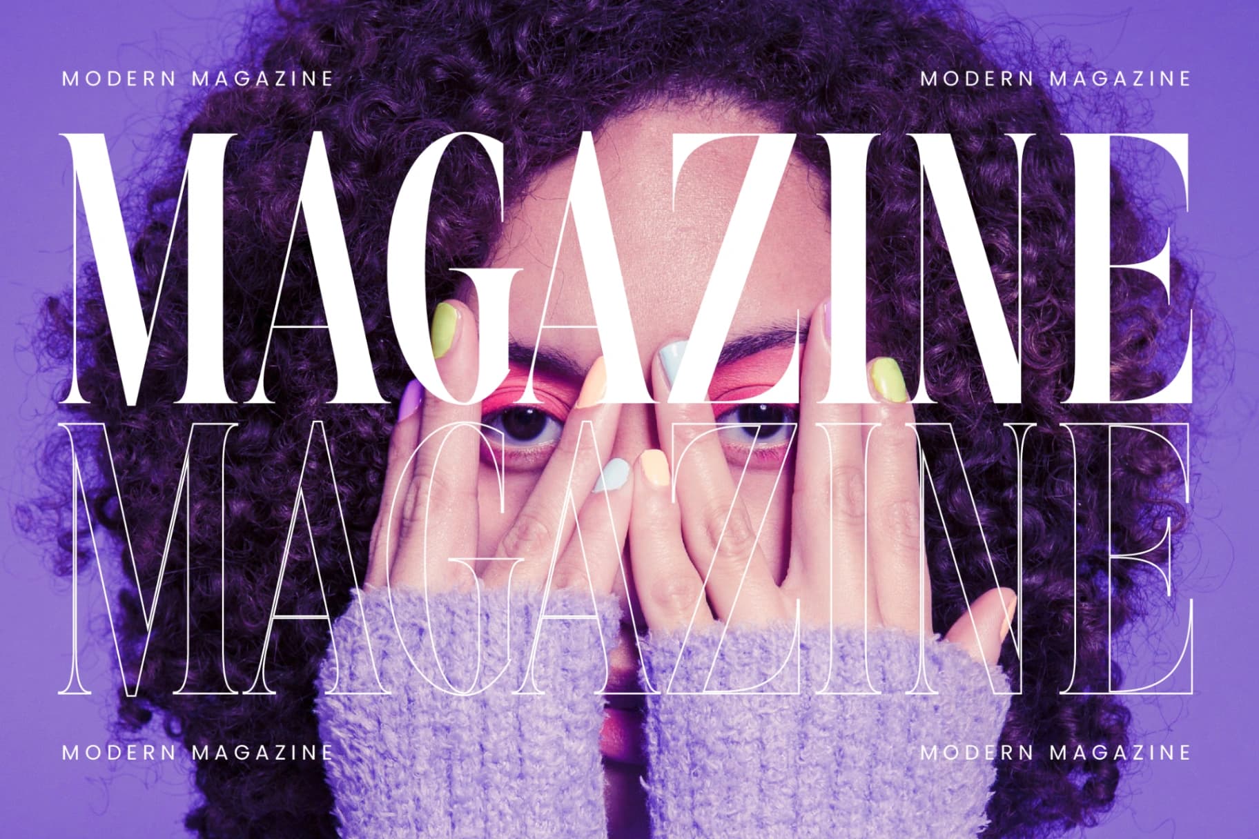 Preview 2 for Magrefin - Modern Display Font