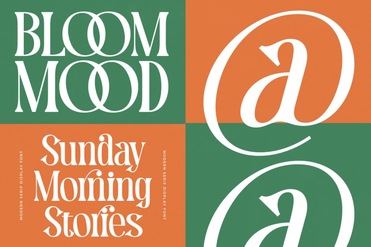 Preview 5 for Mequnch - Modern Serif Display Font