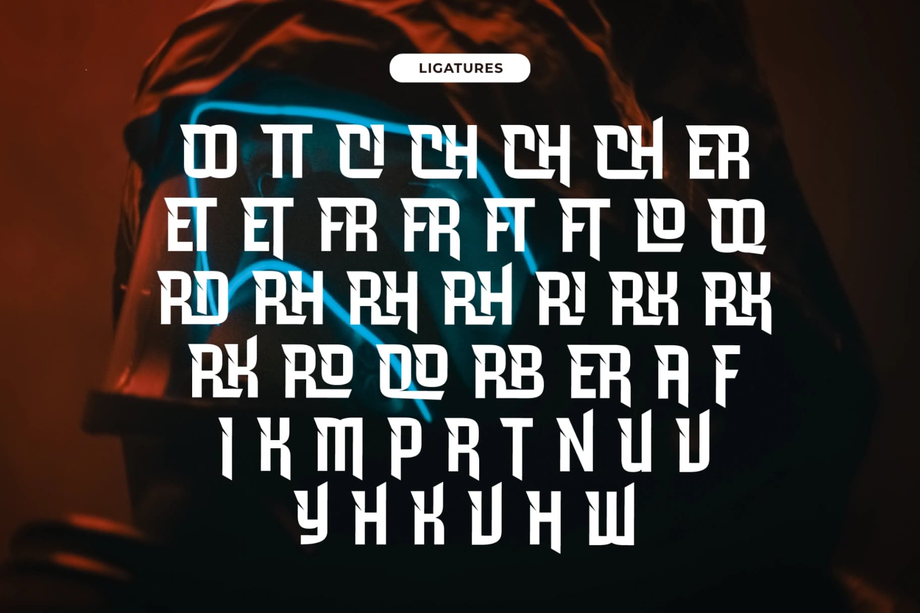 Preview 18 for Chiteror - Modern Futuristic Font