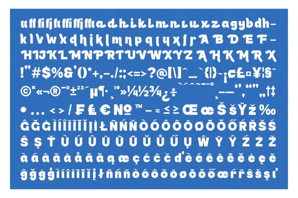 Banids - Modern Display Sans Serif Font font preview 19