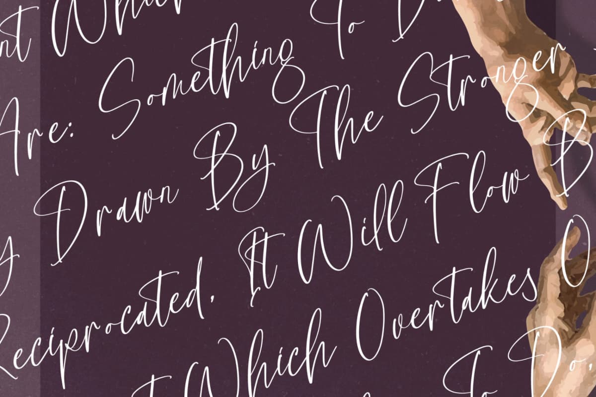 Silentone Barcelona – Modern Script Font font preview 9