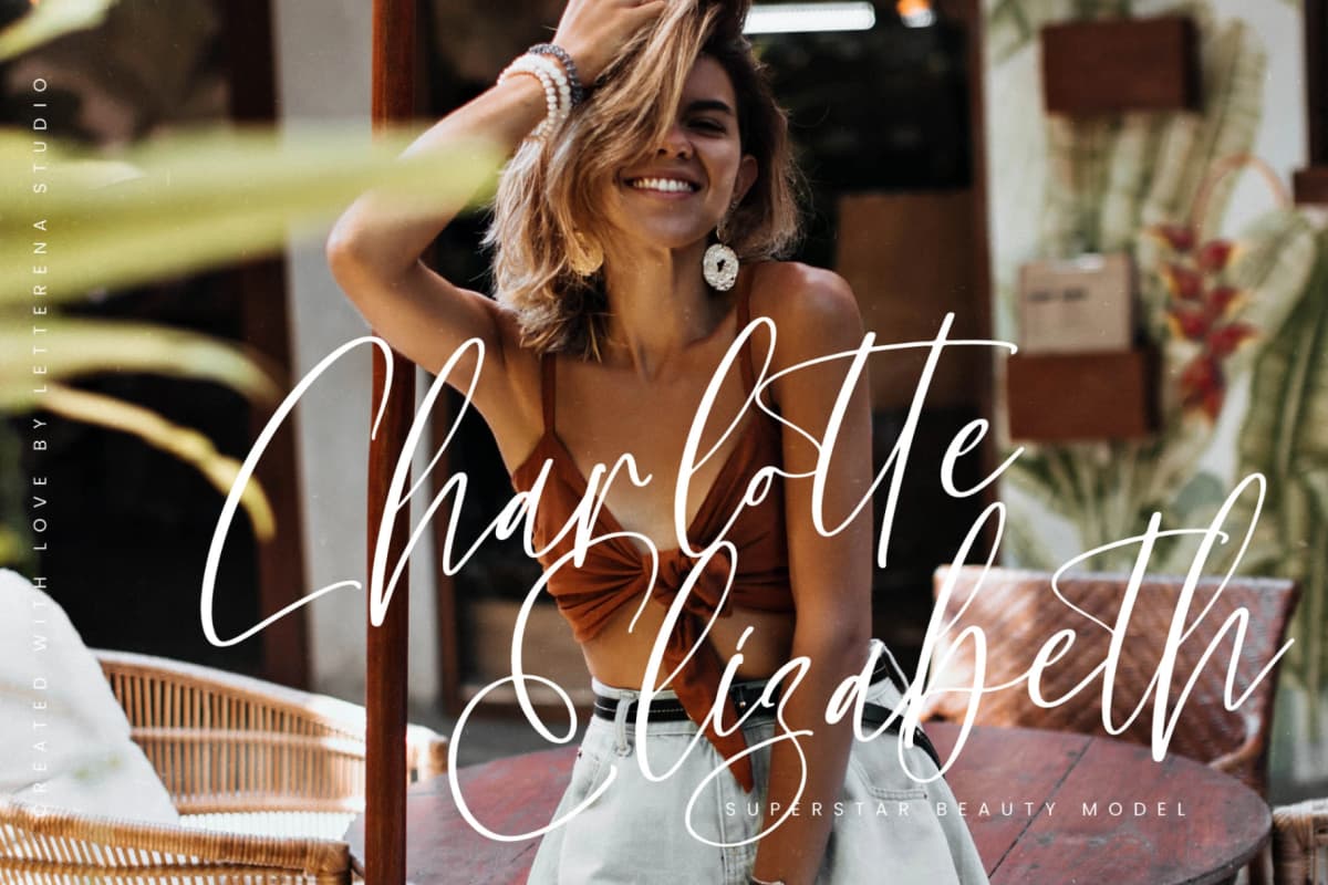 Silentone Barcelona – Modern Script Font font preview 3