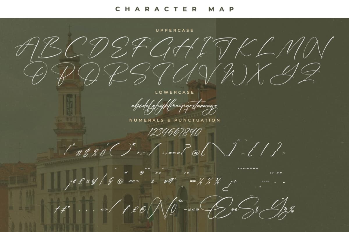 Preview 13 for Budapesta Romantes – Modern Signature Script
