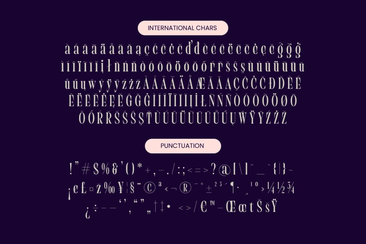 Begosta - Modern Display Font font preview 19